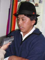 Humberto Cholango, Presidente, Ecuaruanri